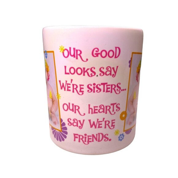 Leanin Tree Coffee Mug Cup Sisters Friends Quote NEW w/Box Ceramic Gift MGW57210 - Picture 3 of 13